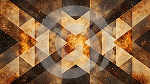 Abstract geometric cosmic background
