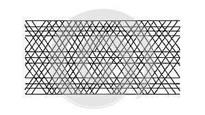 Abstract Geometric Crosshatch Pattern, intricate and modern background texture, lattice design, vector design Generative AI