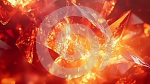 Abstract Geometric Crystal Fire