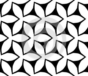 Abstract geometric decorative seamless pattern