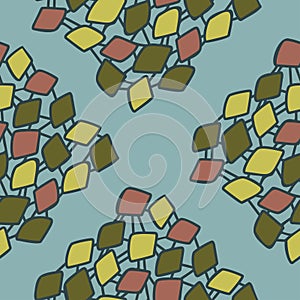 Abstract geometric decorative seamless pattern.