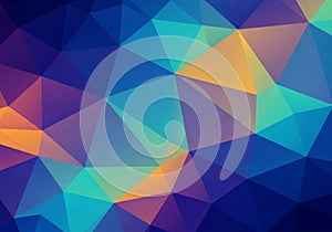 An abstract, geometric design composed of overlapping triangles in