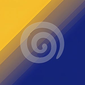 Abstract geometric design featuring diagonal layers of vibrant yellow and deep blue.