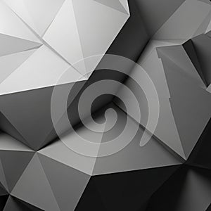 Abstract geometric design featuring interconnected, angular polygonal shapes in a