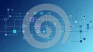 Abstract geometric design featuring a network of interconnected