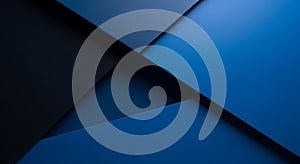 Abstract Blue and Black Geometric Background