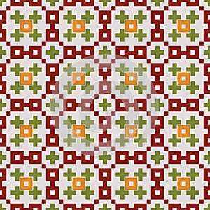 Abstract geometric design seamless pattern.