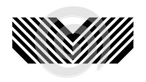 Abstract Geometric Diagonal Chevron Pattern Texture, vector design Generative AI