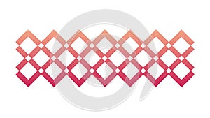 Abstract Geometric Diamond Pattern with Gradient Colors, vector design Generative AI