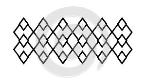 Abstract Geometric Diamond Pattern, Modern Design Element, vector design Generative AI