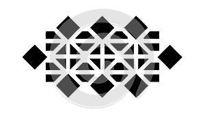 Abstract Geometric Diamond Pattern Vector Design Element, vector design Generative AI