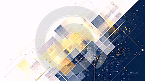 Abstract Geometric Digital Network Background