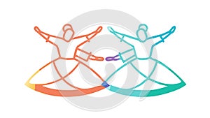 Abstract Geometric Dome Structure, vector design Generative AI