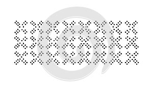 Abstract Geometric Dot and Line Pattern, vector design Generative AI