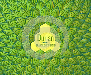 Abstract geometric durian pattern BG