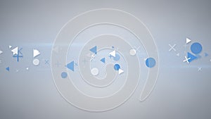 Abstract geometric elemets computer generated background