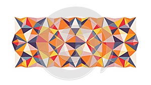 Abstract Geometric Faceted Pattern for Dynamic Backgrounds, vector design Generative AI