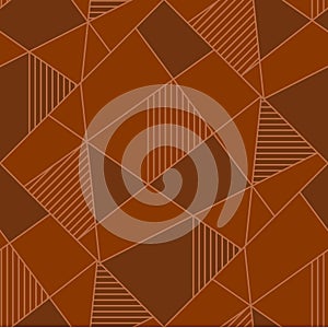 Abstract geometric figures vector seamless pattern