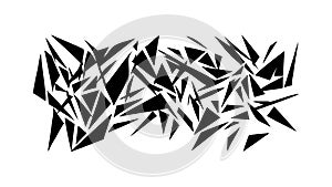 Abstract Geometric Fragmented Dynamic Vector Design, vector design Generative AI