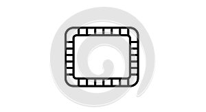 Abstract Geometric Frame Icon