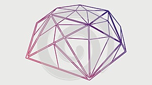 Abstract Geometric Framework, Interconnected Structure, vector design Generative AI