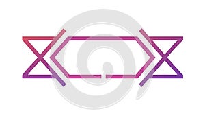 Abstract Geometric Framework, Interlocking Modern Design, vector design Generative AI