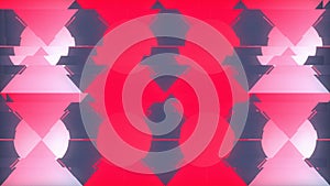 Abstract Geometric Glitch Art Pattern Background