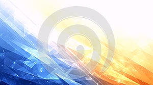 Abstract Geometric Gradient Background with Light Effects