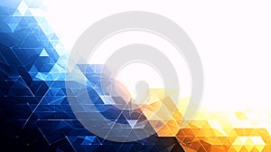 Abstract Geometric Gradient Background with Network Lines