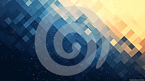 Abstract Geometric Gradient Background with Starry Texture