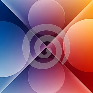 Abstract Geometric Gradient Circles Background
