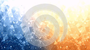 Abstract Geometric Gradient with Sparkling Particles