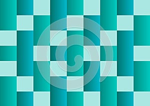 Abstract geometric green background. Vector