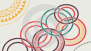 Abstract Geometric Grid with Intersecting Lines, vector design Generative AI