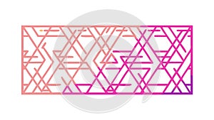 Abstract Geometric Grid Lattice Pattern Seamless, vector design Generative AI