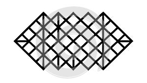 Abstract Geometric Grid Pattern Vector Background, vector design Generative AI