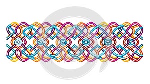 Abstract Geometric Grid Pattern Vector, vector design Generative AI