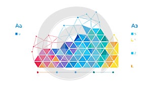 Abstract Geometric Grid Sphere Network Vector, vector design Generative AI