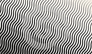 Abstract geometric halftone zigzag pattern