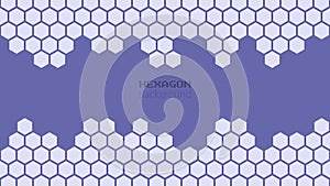 abstract, geometric hexagonal background in very