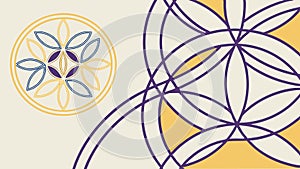 Abstract Geometric Hexagonal Structure Interconnected Design, vector design Generative AI