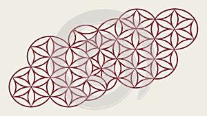 Abstract Geometric Honeycomb Pattern Vector, vector design Generative AI