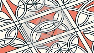 Abstract Geometric Interlocking Pattern: Modern Background Texture, vector design Generative AI