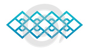 Abstract Geometric Interlocking Pattern Vector Design, vector design Generative AI