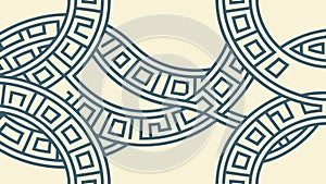 Abstract Geometric Interlocking Pattern Vector, Modern Design, vector design Generative AI