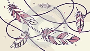 Abstract Geometric Intersecting Lines Vector, vector design Generative AI