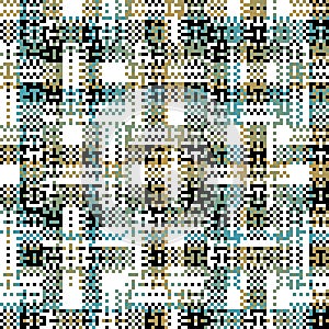Abstract geometric irregular texture composed of small rectangular shapes