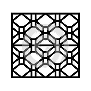 Abstract Geometric Lattice Pattern Vector Background Design, vector design Generative AI
