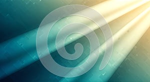 Abstract Light Rays on Geometric Background