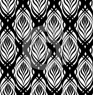 Abstract geometric line arabic texture. Geometric line black ornament. Ornamental stylish background. Abstract stripe tile